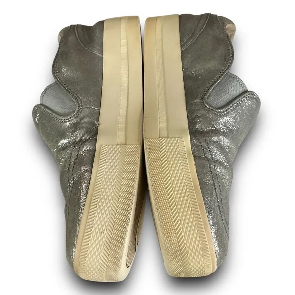 Ash Silver Suede Jungle Loafers Sneakers